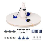 Morsetto regolabile per giradischi in ceramica con autocentratura, strumento di riparazione e rifinitura in ceramica per scolpire, ideale per uso domestico e educativo