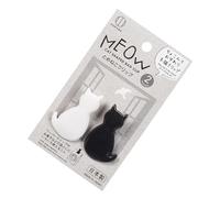 Morsetto resistente per sacchetti di alimenti, clip di tenuta per sacchetti di cibo, simpatiche clip per sigillare snack a forma di gatto, riutilizzabili, set di 2 per cucina, frigorifero, dispensa