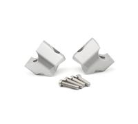 Morsetto Rialzo Manubrio Kit di montaggio per manubrio rialzo e alzata posteriore in argento per accessori per moto per Multistrada V4
