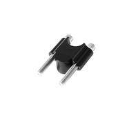 Morsetto Rialzo Manubrio Morsetto di rialzo universale per manubrio per moto, nero/argento, supporto per 28 mm, 1 1/8" e 22, 7/8" per YZ450F 2006-2008