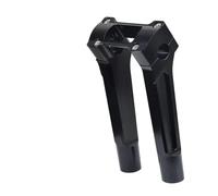 Morsetto Riser Manubrio Riser manubrio moto nero da 10'' per riser per softail per street bob 2018 2019 2020 2021