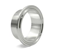 Morsetto sanitario in acciaio inox SS304, connessione rapida, flangia, estremità saldata, 12,7-108 mm, 0,5", 0,75", 1", 2", 3" e 4"(SS304,102MM FERRULE119_1 PCS)