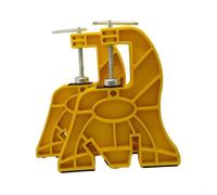 Morsetto Sci Snowboard 2 Fissaggio per cera Morsetto Sci Snowboard | Compatibile sci singoli e doppi, supporto centrale stabile, pinze indipendenti per bordi laterali