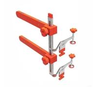 Morsetto scorrevole per cassetti con supporto magnetico e chiave, doppia incisione metrica e per bilance imperiali, lunghezza regolabile, braccio stabile, cuscinetti in gomma in plastica (set da 2