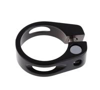 Morsetto Sella Bici Accessori for biciclette Strumenti di riparazione for ciclismo Parti for bici Morsetto for reggisella in lega di alluminio a sgancio rapido Collarino Reggisella(Black-34.9MM)