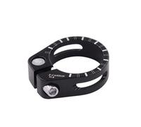 Morsetto Sella Bici Il morsetto del reggisella della bici si adatta a diversi diametri del reggisella. Lavorato a CNC Collarino Reggisella(Black 31.8)