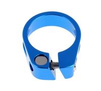 Morsetto Sella Bici Lega di alluminio MTB bici bicicletta ciclismo sella reggisella morsetto reggisella rosso oro argento blu nero Collarino Reggisella(Blue)