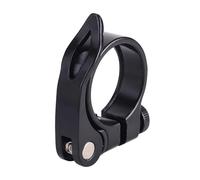 Morsetto Sella Bici Morsetto for reggisella for bici 1pc in lega di alluminio a sgancio rapido MTB supporto for reggisella for sella for bicicletta Collarino Reggisella(Black-34.9MM)
