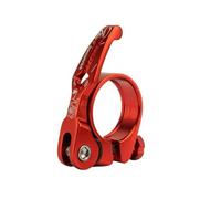 Morsetto Sella Bici Morsetto for reggisella for bici MTB, supporto for reggisella for bicicletta ultraleggero a sgancio rapido, parti di biciclette da 31,8 mm 34,9 mm Collarino Reggisella(Red 31.8mm)