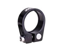 Morsetto Sella Bici Morsetto reggisella for bicicletta 28,6/31,8/34,9 mm MTB Road Bike Clip tubo sella Morsetto tubo sella a sgancio rapido Morsetto sella bici Collarino Reggisella(JC205 Black 28.6)
