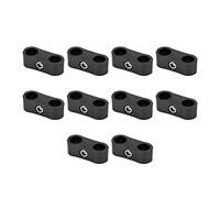 Morsetto separatore tubo flessibile 10 pezzi 4AN Morsetto di montaggio universale per linea olio in lega di alluminio per tubi dell'acqua Linee del gas Organizzatore divisore