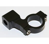 HIGHSIDER smart Morsetto Specchio Nero Con Filettatura Destra Per CNC, Per Manubrio 7/8 Pollici, nero
