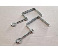 Morsetto Strettoio a C da Traforo in Acciaio Zincato mm. 90x60 Pz.4 VITEL