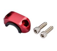 Morsetto Superiore Supporto Leva Con Gomma ART Rosso per Moto Ricambi