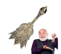 Morsetto tenuto a mano | Campane da tavolo per interni, vintage strumento sonoro sonaglio campanella per chiesa, meditazione, eventi, matrimonio, sport, aula
