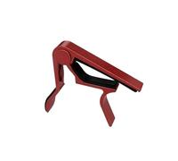 Morsetto traspositore a clip a sostituzione, Capotasto for chitarra 4 pezzi multicolore for acustica classica elettrica morsetto di accordatura in lega alluminio(Red)
