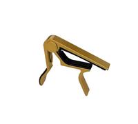 Morsetto traspositore a clip a sostituzione, Capotasto for chitarra 4 pezzi multicolore for acustica classica elettrica morsetto di accordatura in lega alluminio(Golden)