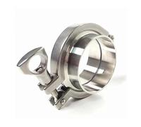 Morsetto Tri Clamp da 0,5" x 12,7 mm 1/2" Tubo OD Inox 2 PCS SS304 Ghiere di saldatura + 1 PC SS304 Morsetto + 1 PC Guarnizione