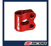 MORSETTO TUBO FRENO ANTERIORE FANTICXX XE XEF XXF 125 250 450 21-22 ROSSO SCAR