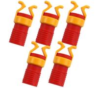Morsetto Vite Manuale per Falegnameria 5 Pezzi Rosso Abs