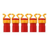 Morsetto Vite per Lavorazione del Legno, 5 Pezzi Rosso Abs