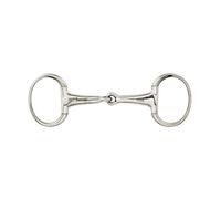 Morso ad anelli snodata con oliva in acciaio inox vuota 20 mm Sartore