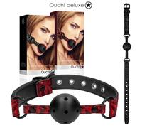 Morso Bavaglio Fori Museruola Bondage Ouch Breathable Luxury Ball Gag w/ Holes
