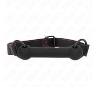 Morso BDSM Bone Gag Kink - Cinturino Similpelle Nero 41-57 cm