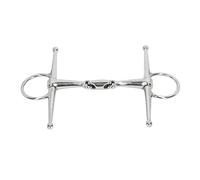 Morso da masticare per cavalli, in acciaio inox, 135 mm, morso per cavalli, morso per guancia in acciaio inox, per coltivazione, regalo all'aperto