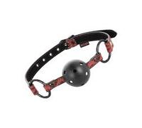 Morso gag Nero e rosso pelle PU premium bondage fetish BDSM Begme