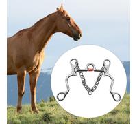 Morso per cavallo Bocca in rame Acciaio inossidabile Guancia in ferro dolce