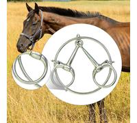 Morso per cavallo con filetto largo, robusto e facile da controllare,
