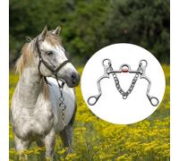 Morso per cavallo in acciaio inossidabile con bocca in rame con ganci per