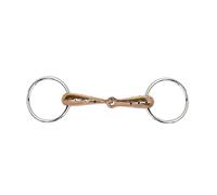 Morso respiro ad anelli in acciaio inox e rame vuoto 23 mm