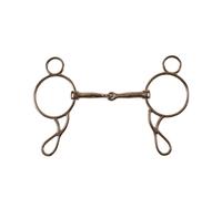 Morso western GONZALES BIT snodato in inox con inserti in rame Pools