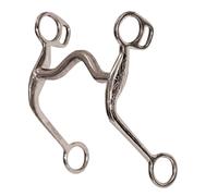 Morso western intero in acciaio inox con imboccatura a ponte Pools