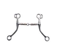 Morso western snodato in acciaio inox con rulli in rame da 16 mm