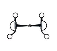 Morso western snodato in ferro dolce con inserti in rame 15 mm