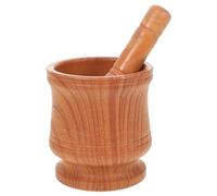 Mortaio con Pestello Set di mortaio for frantoio for aglio e spezie, ciotola grande for macinare pestello(As Shown 1)