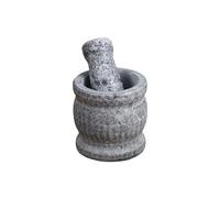 Mortaio con Pestello Set mortaio e pestello: granito pesante non lucidato for prestazioni migliorate aspetto organico Molcajete per Pesto o Spezie