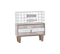 Mortaio da cucina DKD Home Decor Legno Metallo 26,5 x 10,5 x 28,5 cm Pesci