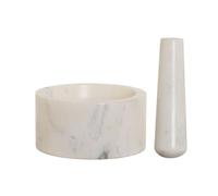Mortaio da cucina Home ESPRIT Marmo 12,5 x 12,5 x 6,5 cm
