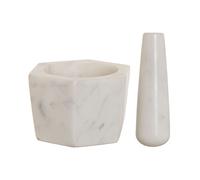 Mortaio da cucina Home ESPRIT Marmo 12,5 x 12,5 x 8 cm
