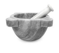 Mortaio da Cucina o Erboristeria con Pestello Marmo Marble Mortar Pestle Ø.10cm