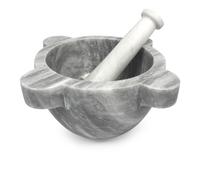 Mortaio da Cucina o Farmacia con Pestello in Marmo Marble Mortar Pestle Ø.20cm