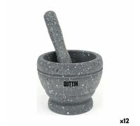 Mortaio da cucina Quttin Plastica 11 x 9 cm Nero [12 Unità]