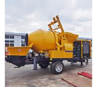 Mortaio di cemento portatile mobile della pompa della betoniera del camion & macchina di pompaggio aggregata fine per le colonne strutturali e la consegna di grattacieli