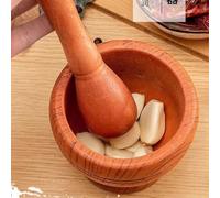 Mortaio di guacamole e - Ciotola di macinazione in pietra di schiacciamento di spezie, erbe, aglio | Molcajete tradizionale, trituratore di cibo manuale, strumento di condimento al forno