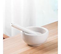 Mortaio e pestello set ceramico multifunzionale panoramica di spice