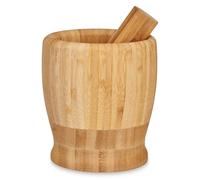 Mortaio naturale bambù (11 x 12 cm)